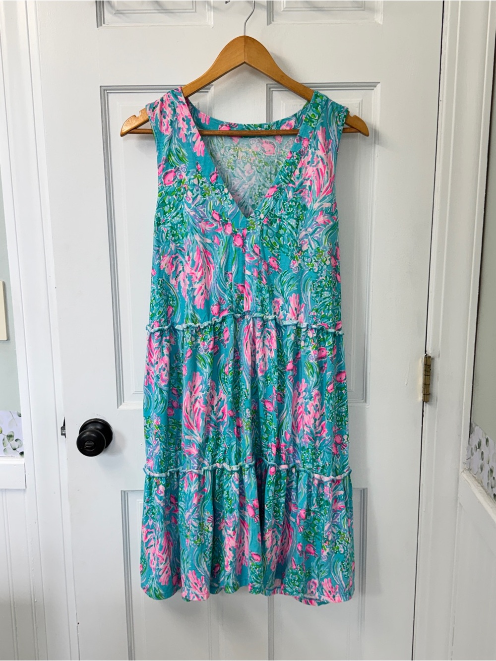 Lilly Pulitzer Lorina Swing Dress Large - Picture 2 of 8